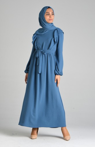Indigo Hijab Kleider 0918-01