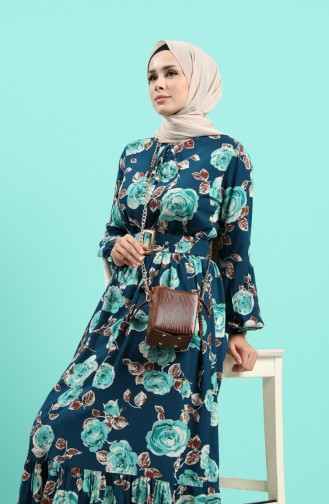 Koralle Hijab Kleider 4542-01