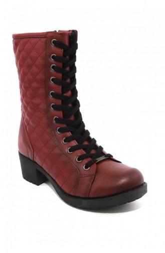 Claret red Bot-bootie 4634