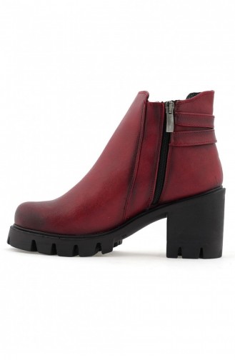 Claret Red Boots-booties 4647