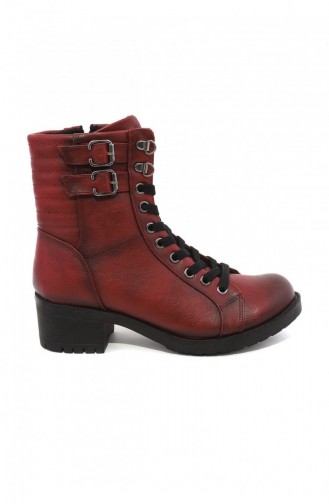Claret Red Boots-booties 4650