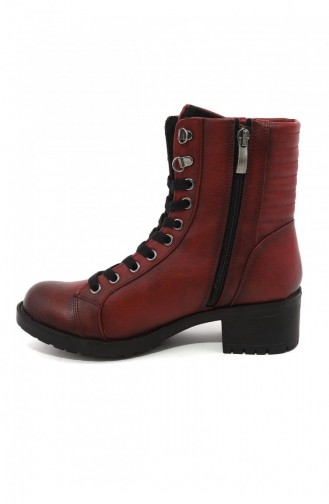 Claret Red Boots-booties 4650