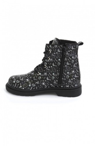 Black Boots-booties 4707