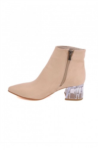 Beige Bot-bootie 4800