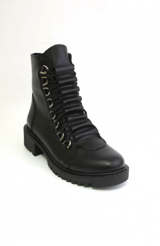 Black Boots-booties 4763