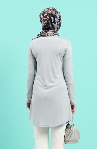 Basic Tunik 8265-02 Açık Gri