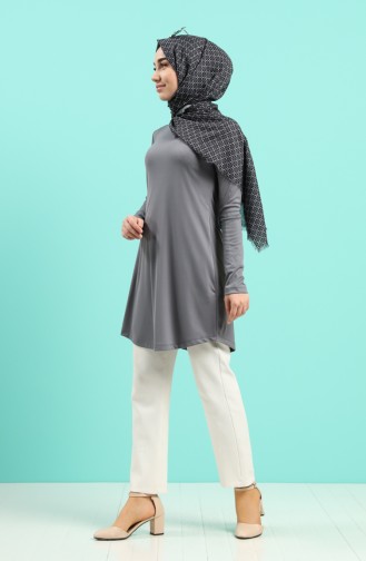 Basic Tunik 8265-06 Gri