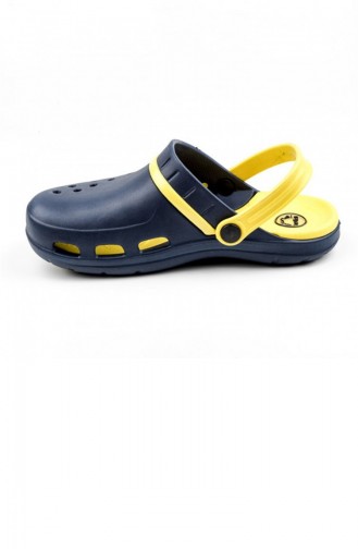  Summer slippers 2724.LACIVERT-SARI