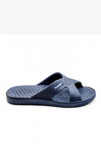 Navy Blue Summer slippers 1508.LACİVERT