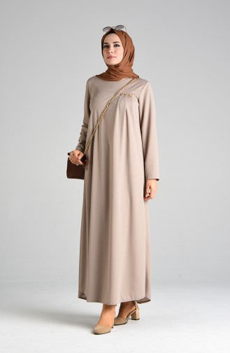 Robe Hijab Beige 1908-02