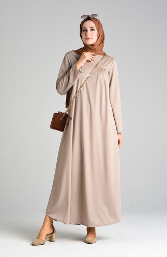 Robe Hijab Beige 1908-02