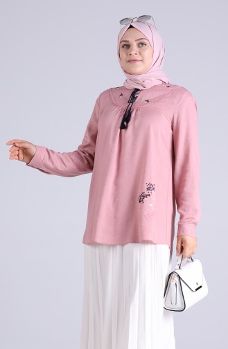 Dusty Rose Blouse 0235-03