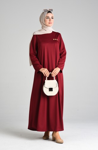 فستان أحمر كلاريت 1908-03