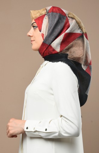 Dark Red Hoofddoek 2517-10