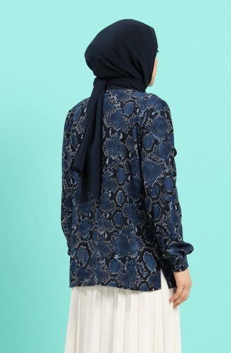 Indigo Overhemdblouse 8005-01