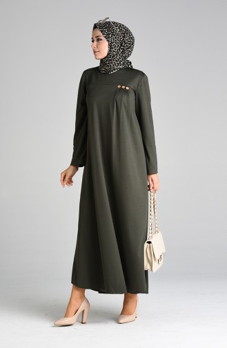 Robe Hijab Khaki 1908-06