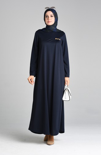 Robe Hijab Bleu Marine 1908-07
