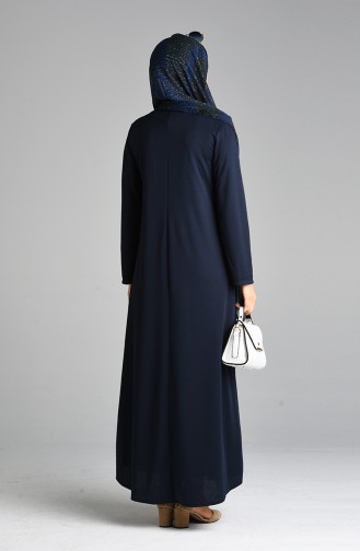 Robe Hijab Bleu Marine 1908-07