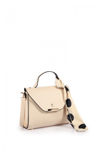 Beige Schultertasche 25Z-04