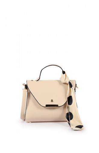 Beige Schultertasche 25Z-04