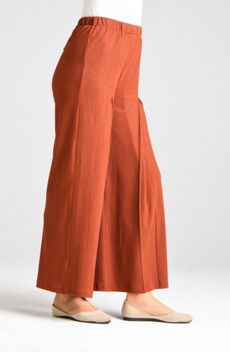 Pantalon Couleur brique 0103-03