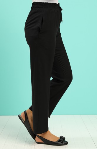 Tencel Fabric Pocket Trousers 0171-08 Black 0171-08