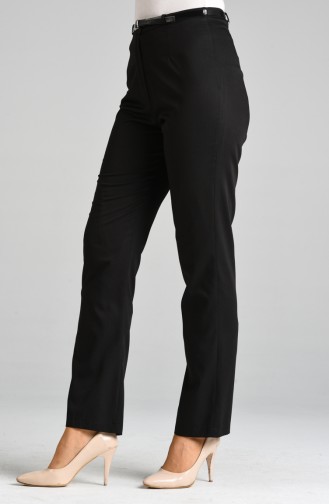 Belted Pants 2012-01 Black 2012-01