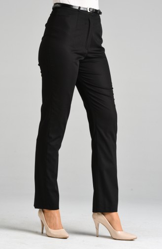 Belted Pants 2012-01 Black 2012-01