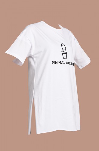 T-Shirt Blanc 7023-02