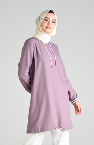 Hooded Tunic Trousers Double Suit 5556-04 Lilac 5556-04