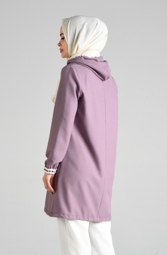 Hooded Tunic Trousers Double Suit 5556-04 Lilac 5556-04