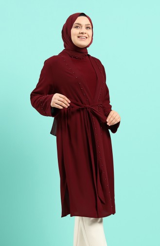 Claret Red Suit 8008-01