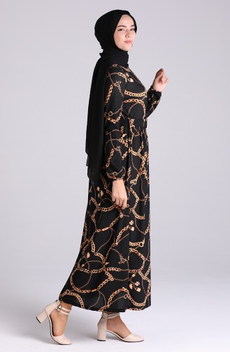 Robe Hijab Noir 0743B-01