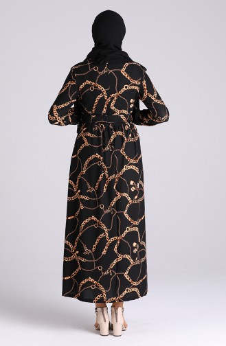 Robe Hijab Noir 0743B-01