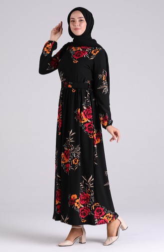 Robe Hijab Noir 0743F-01