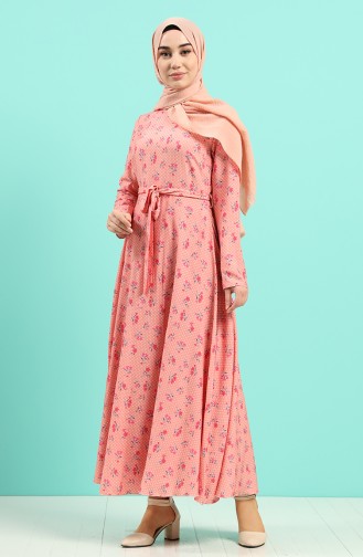 Rosa Hijab Kleider 20Y3034302-08