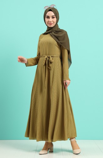 Robe Hijab Jaune 20Y3034302-22