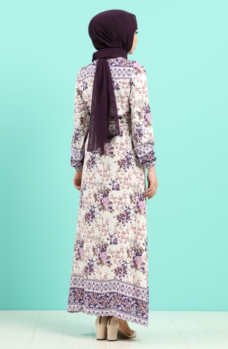 Purple İslamitische Jurk 12047-02