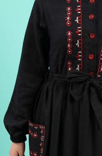 فستان أسود 8005-08