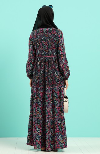 Plum Hijab Dress 80891-01