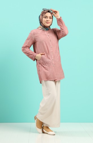 Beige-Rose Tunikas 1131-05