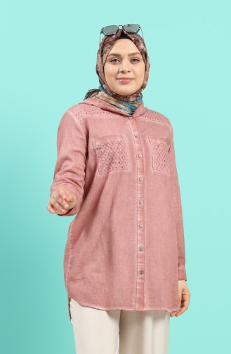 Beige-Rose Tunikas 1138-09