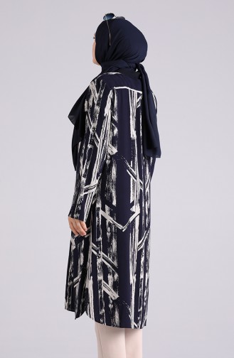 Navy Blue Tuniek 7060-01