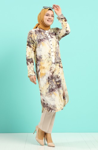 Beige Tunics 7060A-03