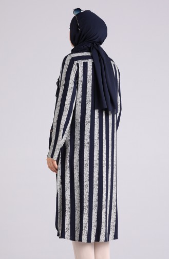 Navy Blue Tuniek 7060B-01