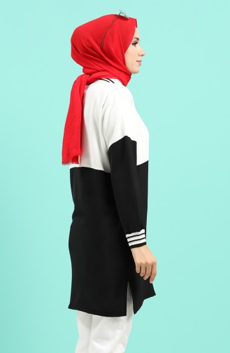 Garnili Tunik 8038-03 Siyah