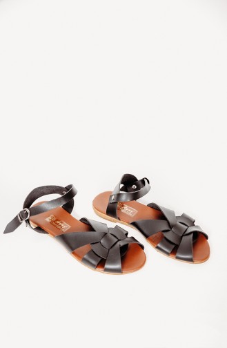Black Summer Sandals 010