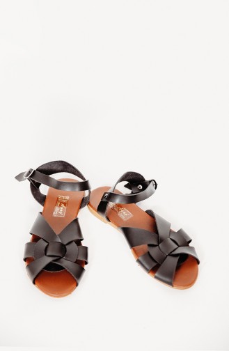 Black Summer Sandals 010