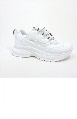 Akınalbella Yüksek Taban Sneaker 3496.MM Beyaz