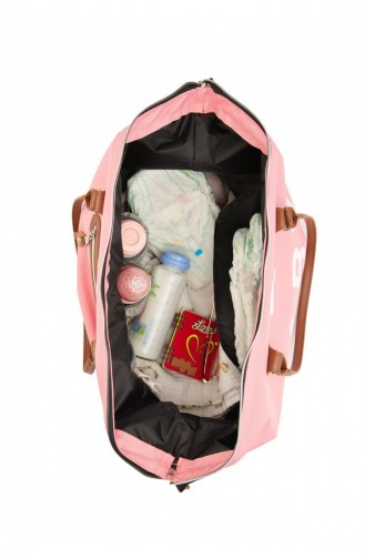 Bagmori Baby Bag Baskılı Bebek Bakım Çantası M000002169 Pembe